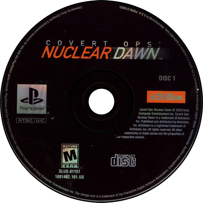Covert Ops Nuclear Dawn box art for Playstation